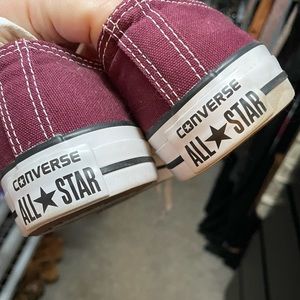 Burgundy Converse Chucks